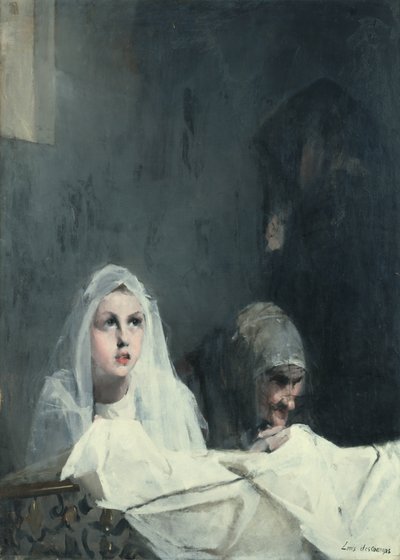 At the Holy Table by Louis Henri Deschamps